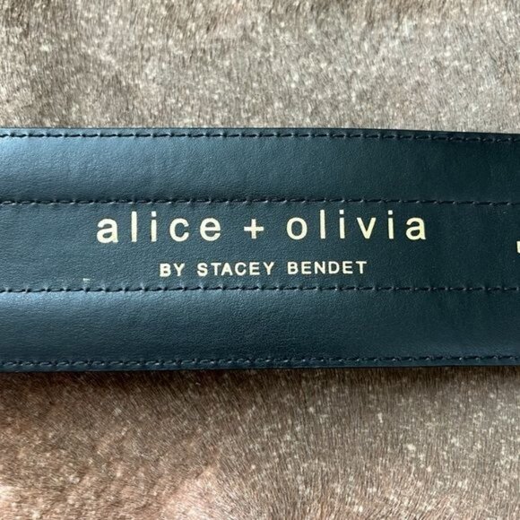 Alice + Olivia Patent Leather Quilted 2.25\